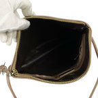 Bottega Veneta Intrecciato Shoulder Bag Pochette Leather Cotton — view 9