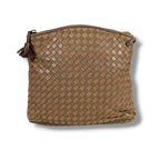 Bottega Veneta Intrecciato Shoulder Bag Pochette Leather Cotton — view 3