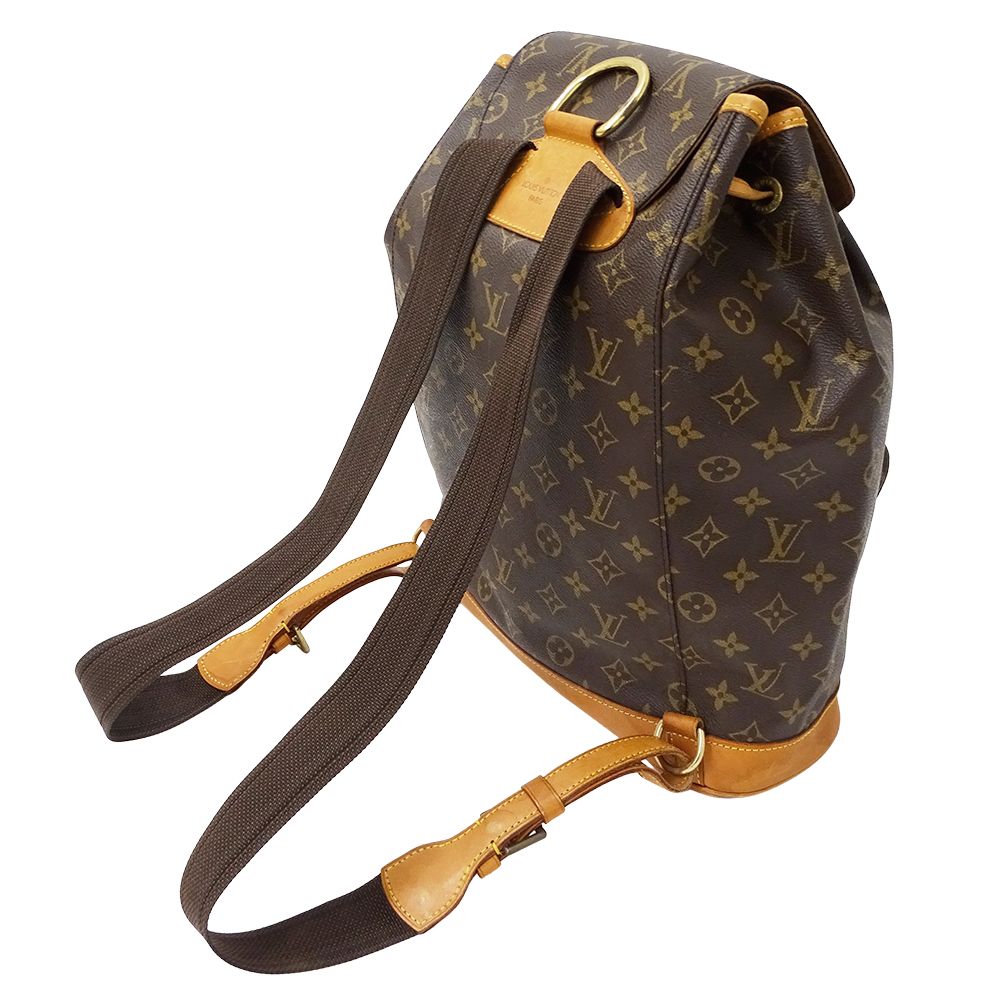 Louis Vuitton Monogram Backpack Montsouris GM Brown Large Capacity — view 4