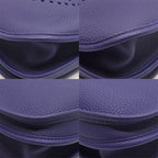 Hermes Evelyne 3 PM Shoulder Bag Taurillon Clemence Blue Silver — view 5
