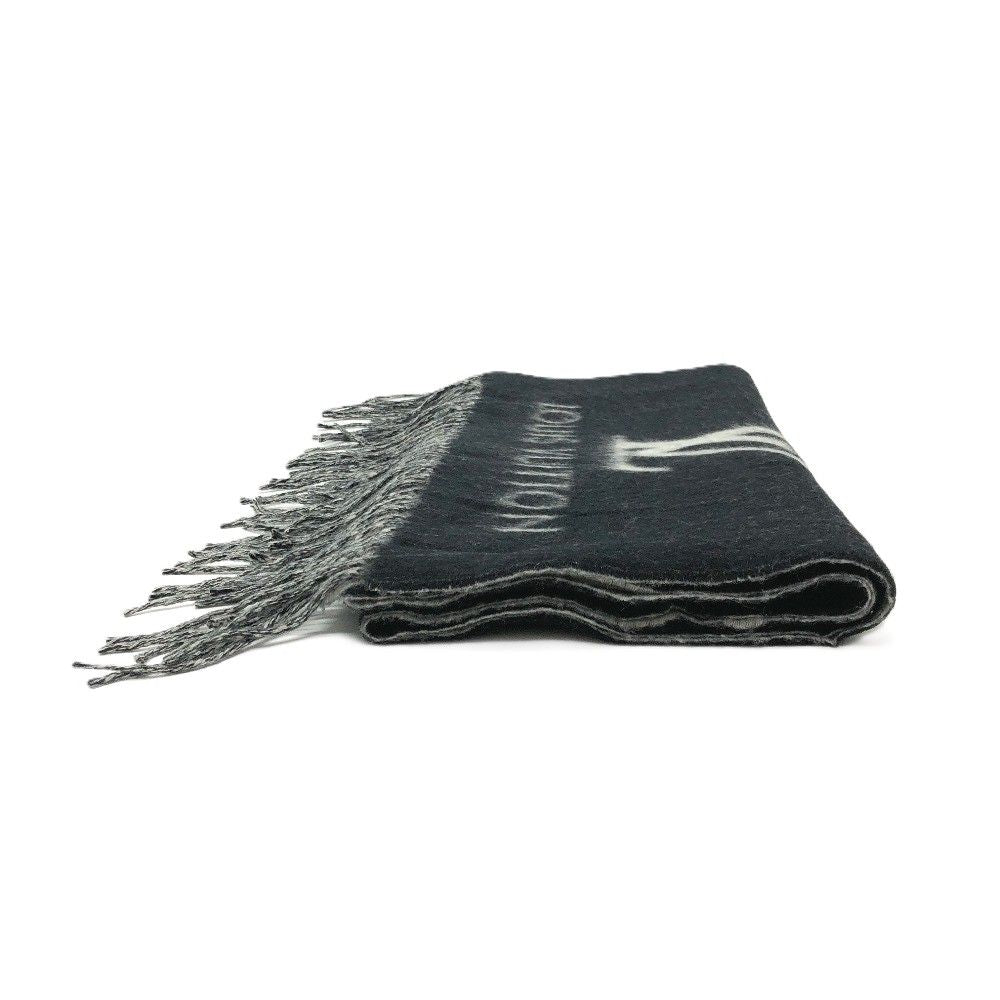 Louis Vuitton Scarf Monogram Reykjavik Cashmere Black — view 5