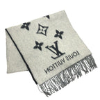 Louis Vuitton Scarf Monogram Reykjavik Cashmere Black — view 2
