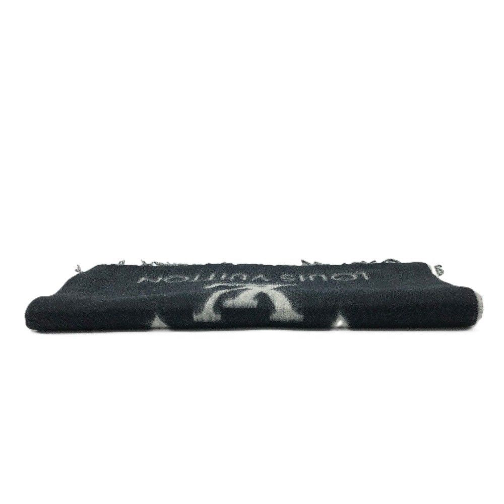 Louis Vuitton Scarf Monogram Reykjavik Cashmere Black — view 6