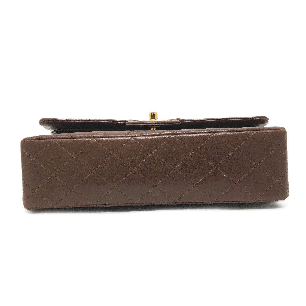Chanel Shoulder Bag Quilted 25 Lambskin Brown — view 5