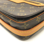 Louis Vuitton Shoulder Bag Saint Germain 28 Monogram Canvas Brown — view 6