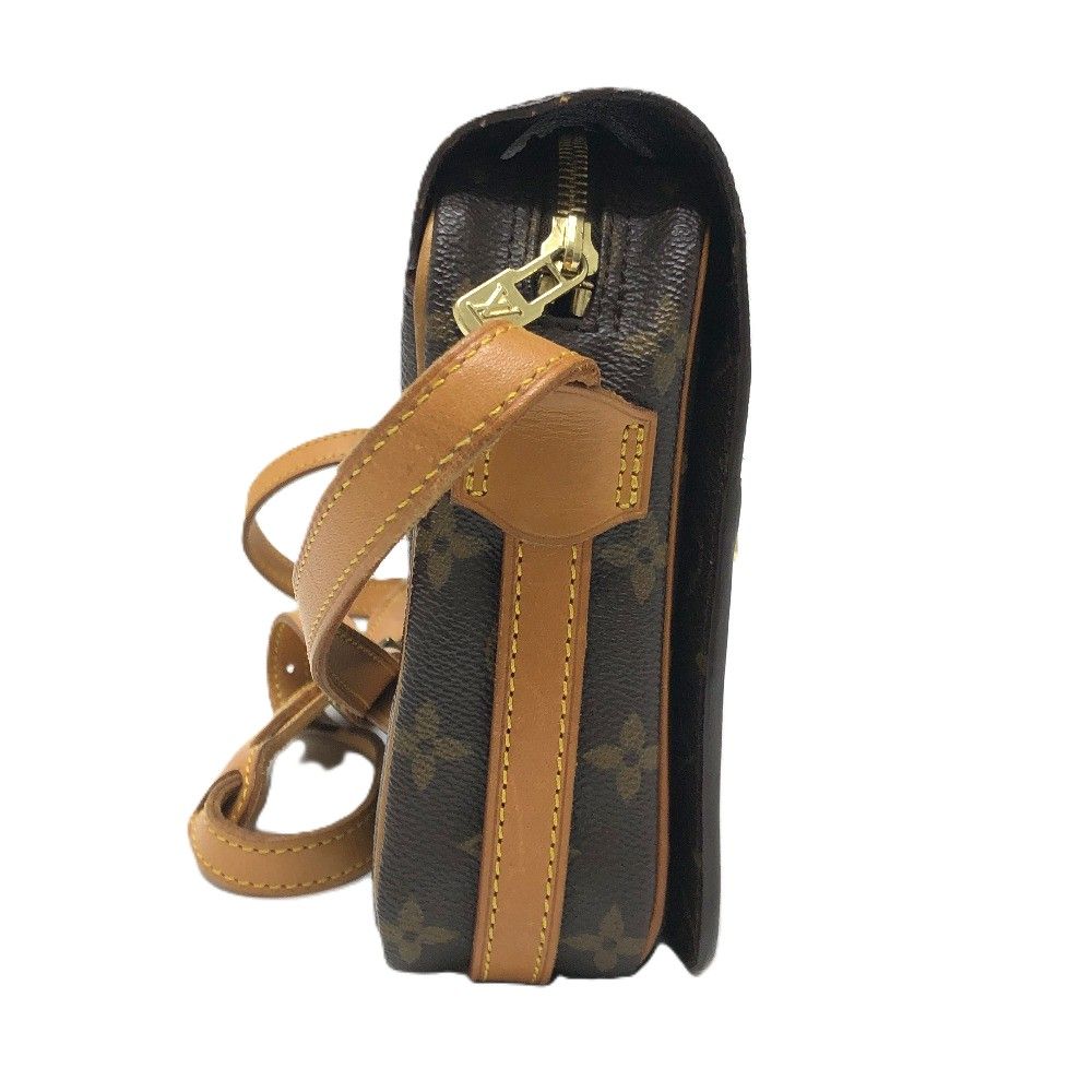 Louis Vuitton Shoulder Bag Saint Germain 28 Monogram Canvas Brown — view 3