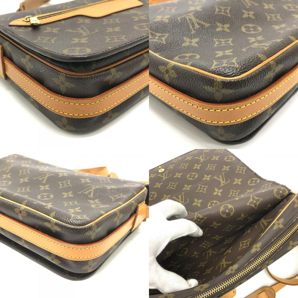 Louis Vuitton Shoulder Bag Saint Germain 28 Monogram Canvas Brown — view 7