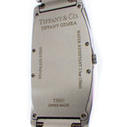 Tiffany & Co Watch Gemea Tonneau Black Dial Roman Index SS Quartz Analog — view 4