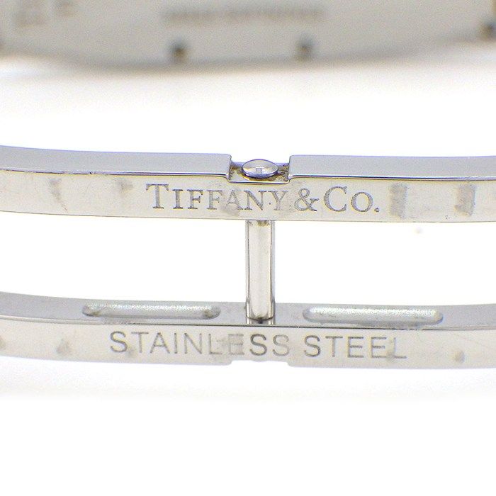 Tiffany & Co Watch Gemea Tonneau Black Dial Roman Index SS Quartz Analog — view 5