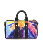 Louis Vuitton Shoulder Bag Keepall XS Multicolor Monogram Sunset Black Leather — view 2
