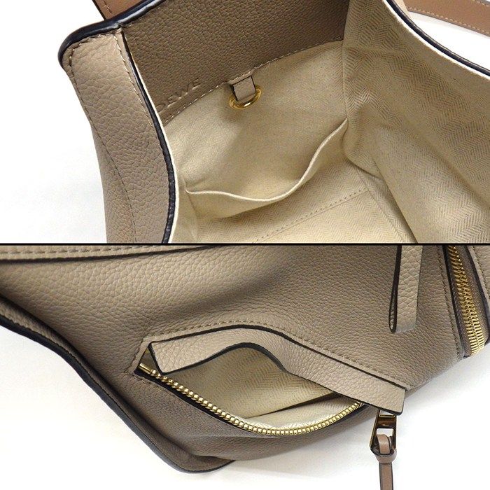 Loewe Shoulder Bag Hammock Small Sand Soft Grain Calf Gold — view 6