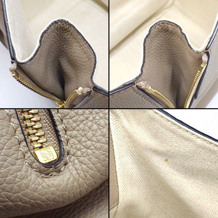 Loewe Shoulder Bag Hammock Small Sand Soft Grain Calf Gold — view 8