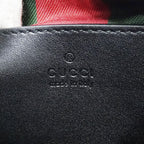 Gucci 2-Way Shoulder Bag GG Emblem Beige Black Pouch Small — view 6