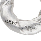 Loewe Napa Twist Silver Earrings — view 3
