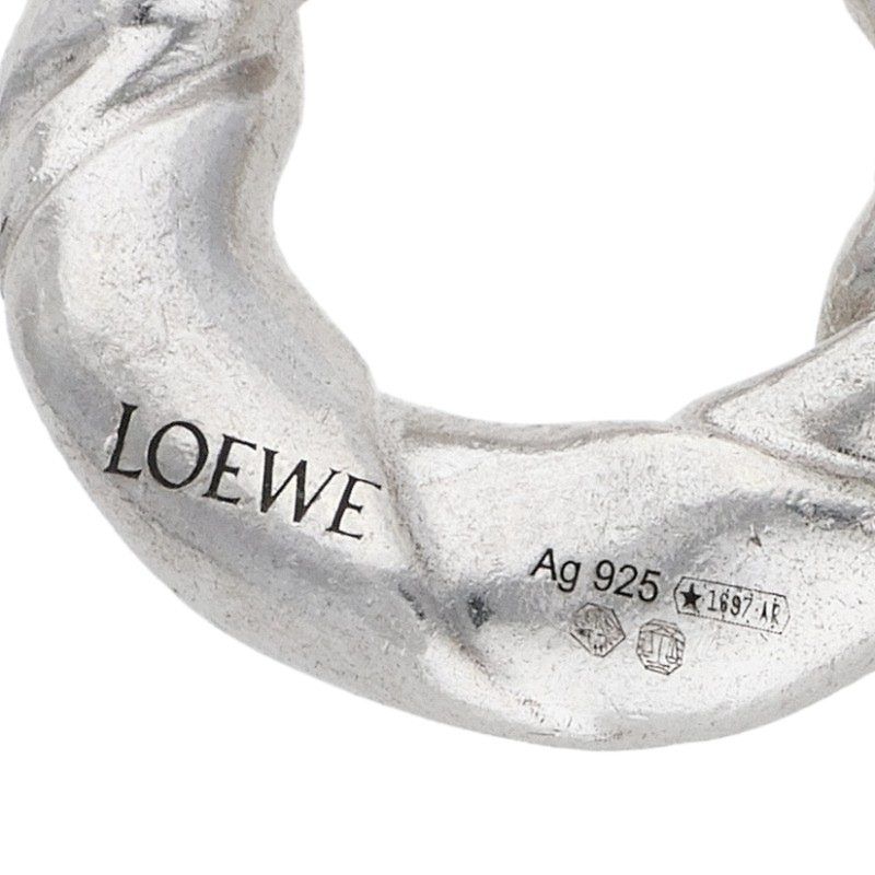 Loewe Napa Twist Silver Earrings — view 3
