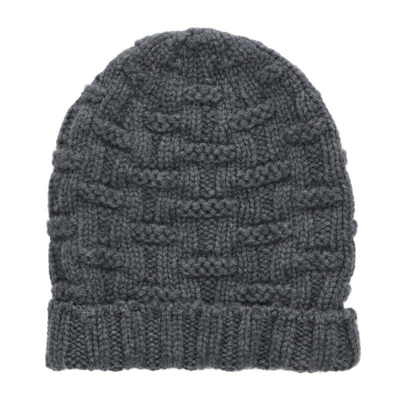 Hermes H Logo Cashmere Knit Hat ME — view 2