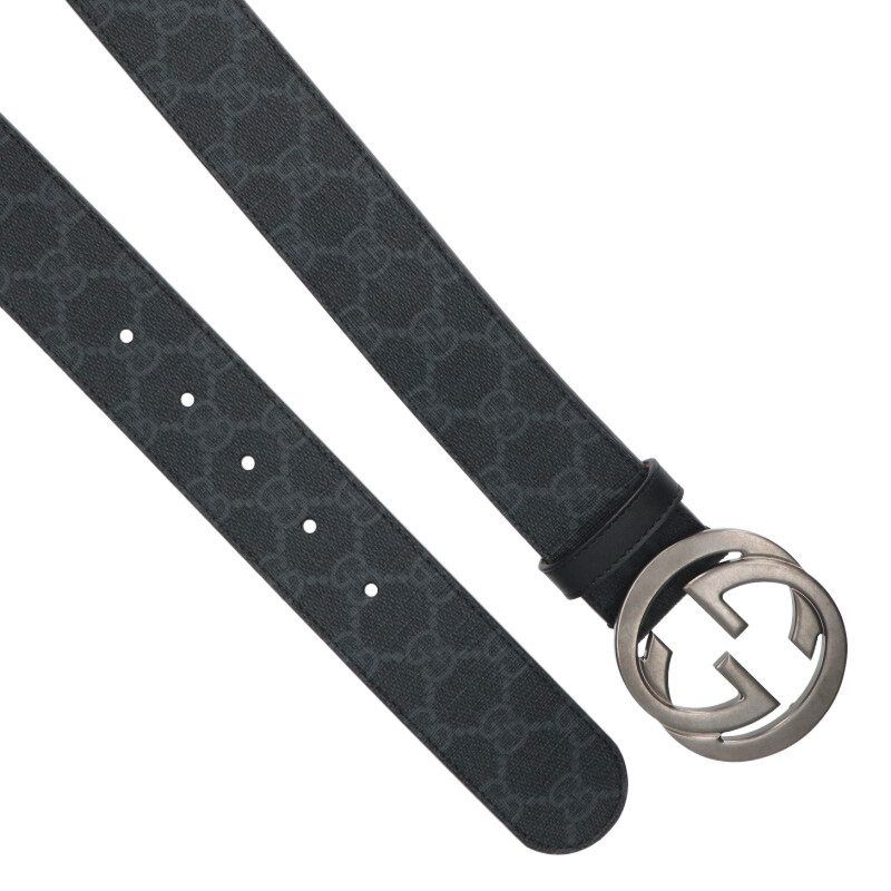 Gucci Interlocking Gleather Belt 85 — view 3