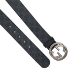 Gucci Interlocking Gleather Belt 85 — view 3