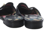 Hermes OZ Kelly Buckle Sandals Low Heel Leather 37.5 Black — view 9