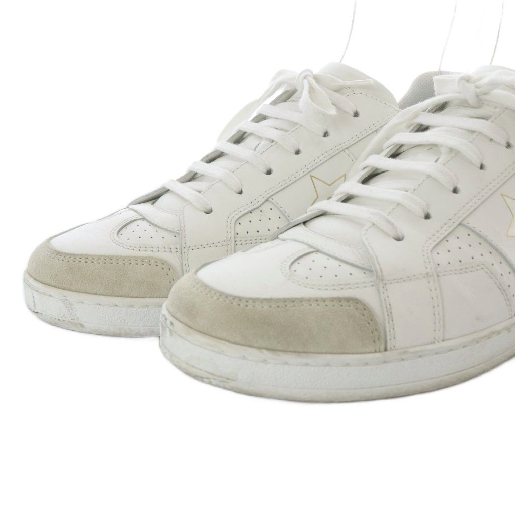 Dior Star Sneakers Low Cut Leather 38 White — view 5