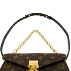 Louis Vuitton Pochette Metis East West Shoulder Bag Monogram Canvas Gold — view 6