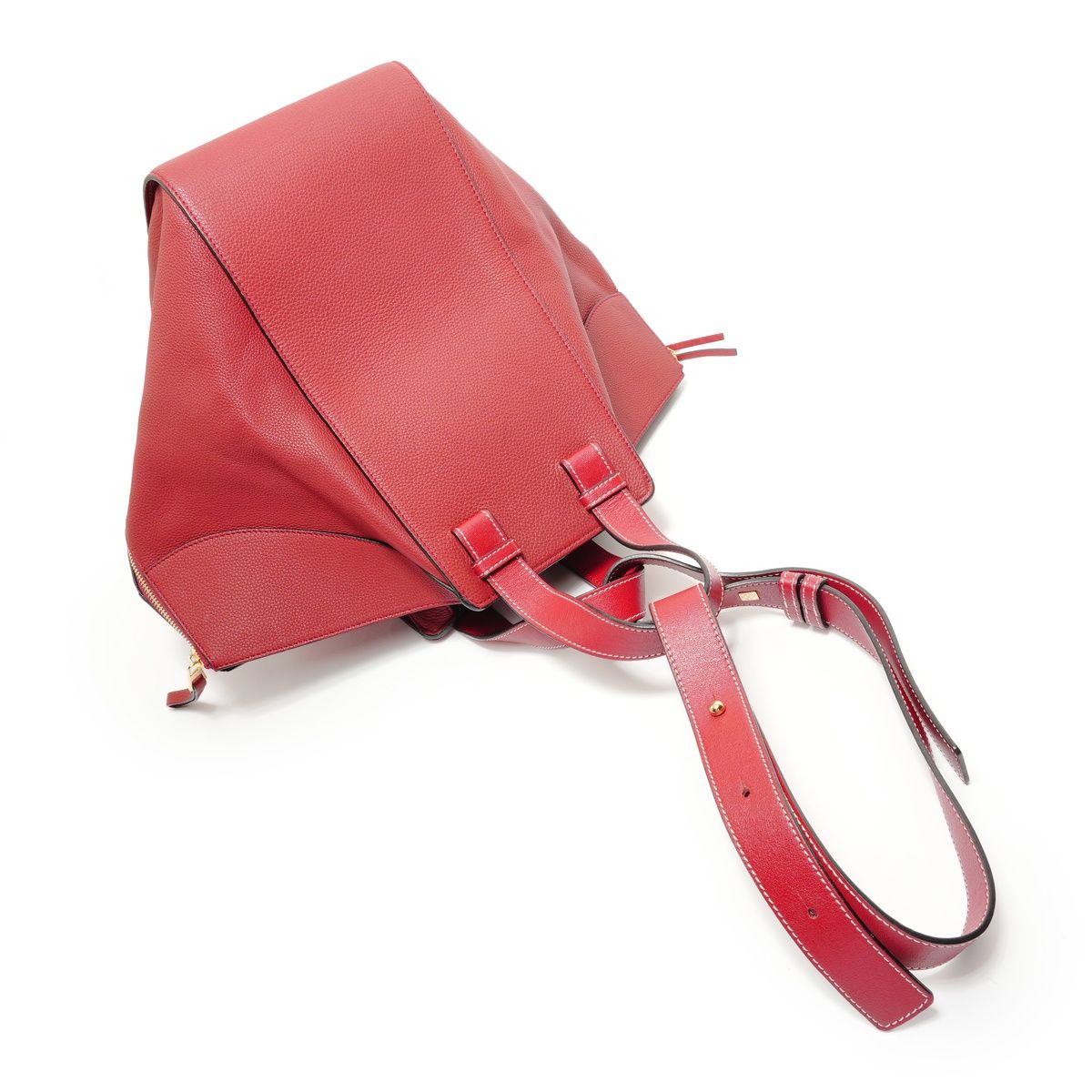 Loewe Handbag Hammock Leather Red — view 8