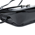 Saint Laurent Charlotte Toy Logo Shoulder Bag Black Patent Leather — view 5