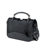 Saint Laurent Charlotte Toy Logo Shoulder Bag Black Patent Leather — view 2