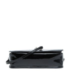 Saint Laurent Charlotte Toy Logo Shoulder Bag Black Patent Leather — view 3