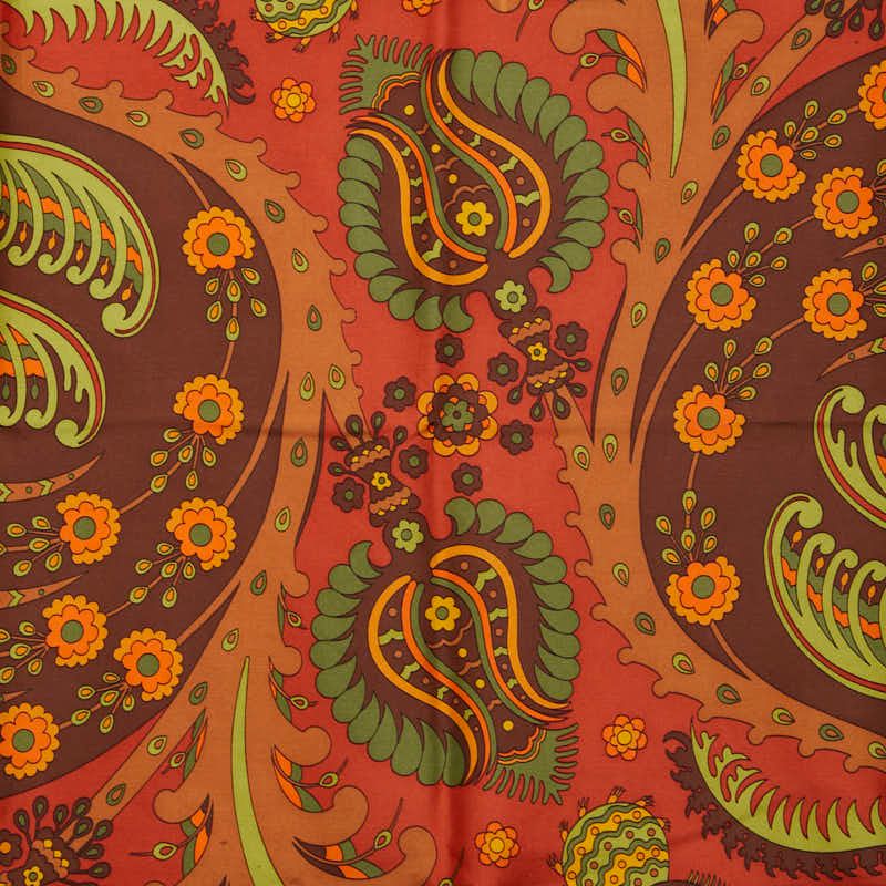 Hermes Carre 90 Skyros Bird Peacock Scarf Green Multicolor — view 2