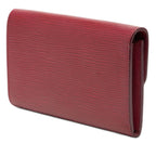 Louis Vuitton Epi Portefeuille Emily Wallet Fuchsia Red Leather — view 2