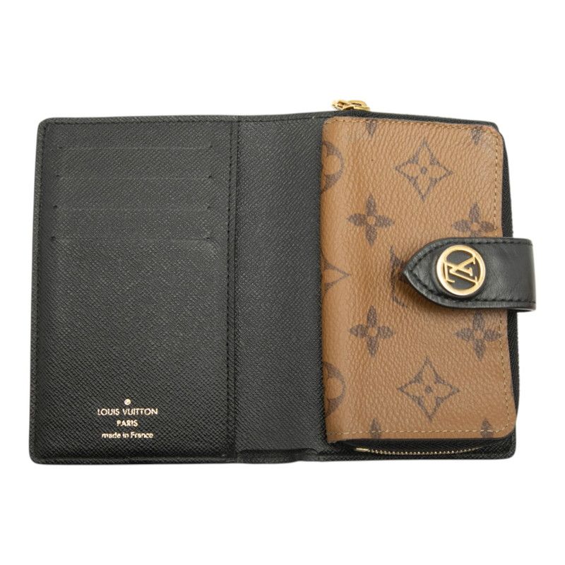 Louis Vuitton Monogram Giant Reverse Portefeuille Juliette Bifold Wallet Brown — view 5