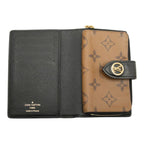 Louis Vuitton Monogram Giant Reverse Portefeuille Juliette Bifold Wallet Brown — view 5