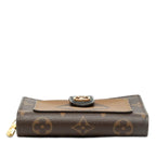 Louis Vuitton Monogram Giant Reverse Portefeuille Juliette Bifold Wallet Brown — view 3