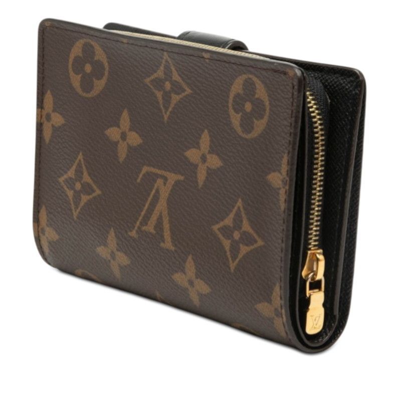 Louis Vuitton Monogram Giant Reverse Portefeuille Juliette Bifold Wallet Brown — view 2