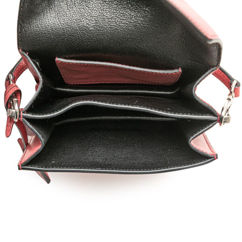 Prada Mini 2-Way Shoulder Bag Pink Saffiano Leather — view 6