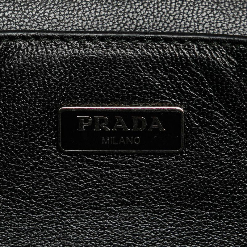 Prada Mini 2-Way Shoulder Bag Pink Saffiano Leather — view 7