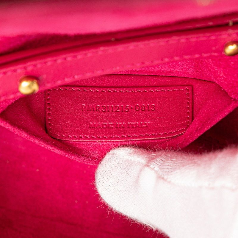 Saint Laurent Classic Yline Satchel Small Chain Crossbody Shoulder Bag Pink — view 9