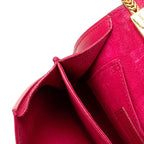 Saint Laurent Classic Yline Satchel Small Chain Crossbody Shoulder Bag Pink — view 6