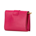 Saint Laurent Classic Yline Satchel Small Chain Crossbody Shoulder Bag Pink — view 2