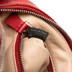 Prada Crossbody Shoulder Bag Red Saffiano Leather — view 9