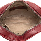Bottega Veneta Intrecciato Waist Bag Wine Red Gold Leather — view 8