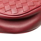 Bottega Veneta Intrecciato Waist Bag Wine Red Gold Leather — view 6
