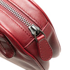 Bottega Veneta Intrecciato Waist Bag Wine Red Gold Leather — view 5