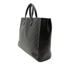 Louis Vuitton Monogram Eclipse Grand Sac Tote Gray Black Leather — view 2