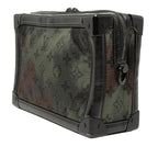 Louis Vuitton Monogram Camouflage Soft Trunk Shoulder Bag Khaki Black Nylon — view 2