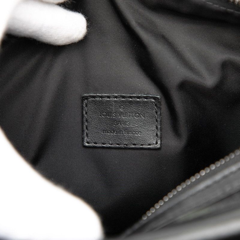 Louis Vuitton Monogram Camouflage Soft Trunk Shoulder Bag Khaki Black Nylon — view 5