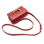 Saint Laurent Classic Lou Crossbody Mini Shoulder Bag Red Leather — view 4