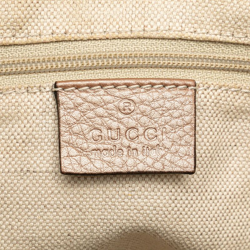 Gucci Ski 2-Way Shoulder Bag Pink Leather — view 6