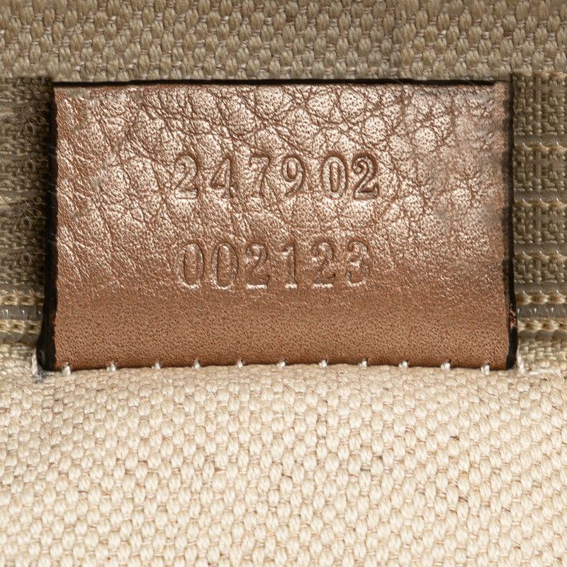 Gucci Ski 2-Way Shoulder Bag Pink Leather — view 7